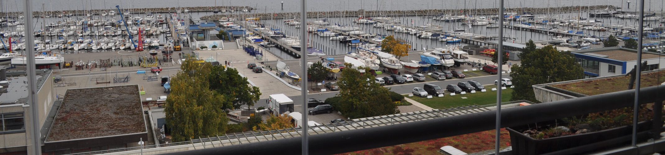 Blick vom Appartementbalkon